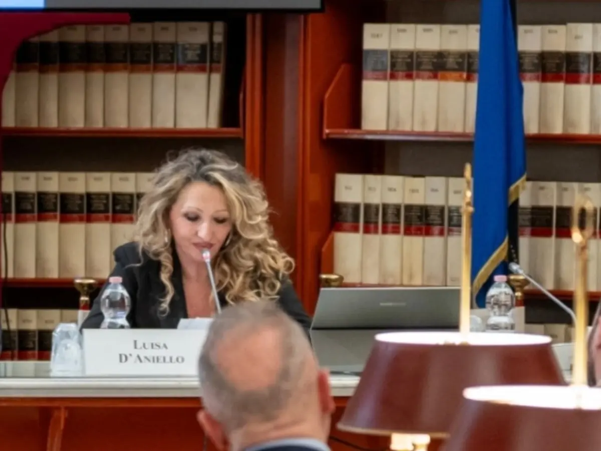 Luisa D'Aniello modera alla Camera dei Deputati la presentazione del libro «Il labirinto del mostro di Firenze»